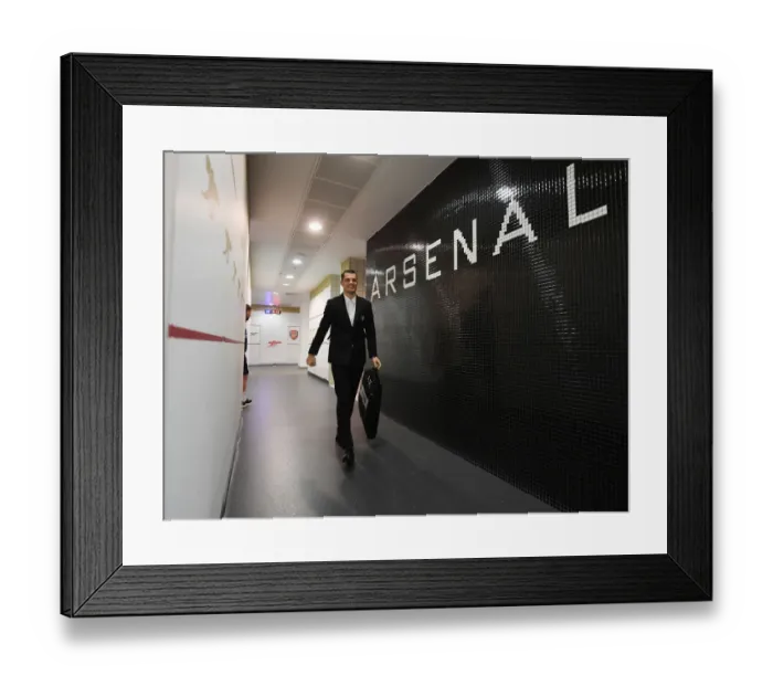 Framed Print : Arsenal FC: Xhaka in the Changing Room Before Arsenal vs Manchester United (2019-20)