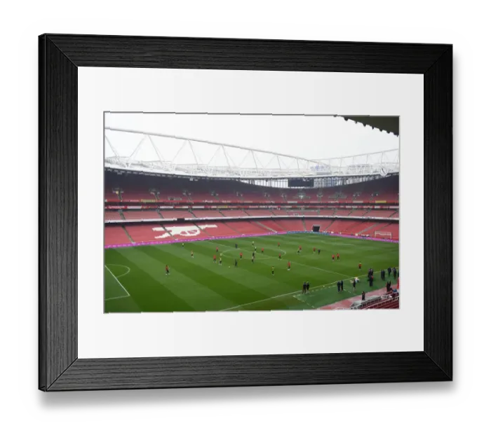 Framed Print : Arsenal vs Manchester United: Premier League Training, Emirates Stadium (January 2020)