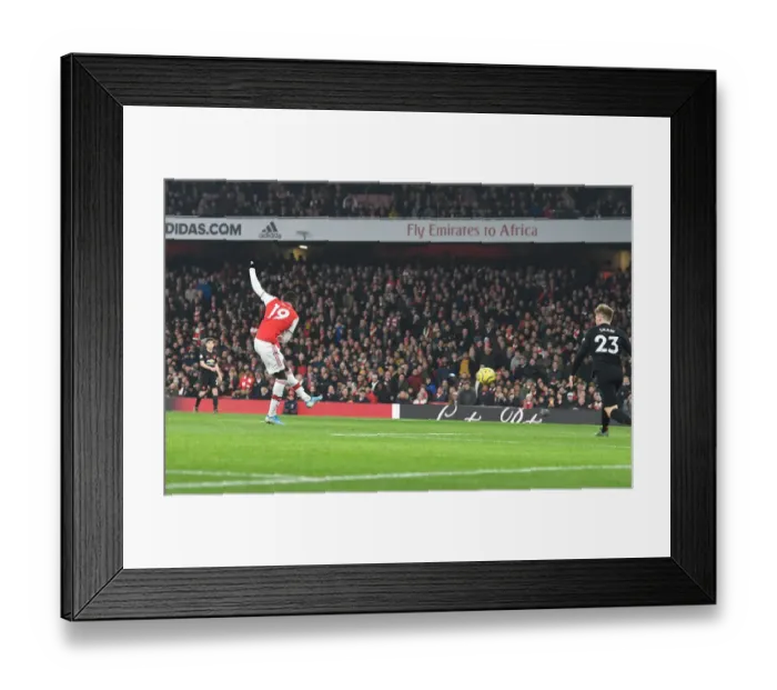 Framed Print : Nicolas Pepe Scores First Arsenal Goal: Arsenal's Victory over Manchester United in 2020 Premier League Clash Framed Print : Nicolas Pepe Scores First Arsenal Goal: Arsenal's Victory over Manchester United in 2020 Premier League Clash