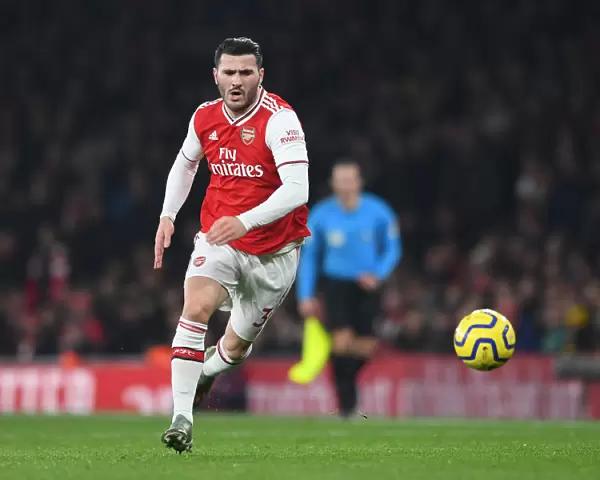 Arsenal's Kolasinac Stands Firm: Unyielding Performance Against Manchester United (Premier League 2019-20)