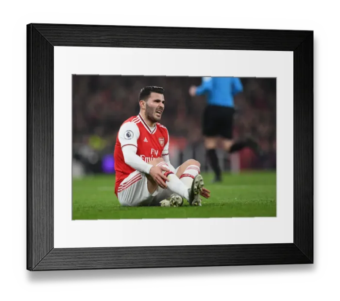 Framed Print : Arsenal's Kolasinac Stands Out: Intense Performance Against Manchester United (Premier League 2019-20) Framed Print : Arsenal's Kolasinac Stands Out: Intense Performance Against Manchester United (Premier League 2019-20)