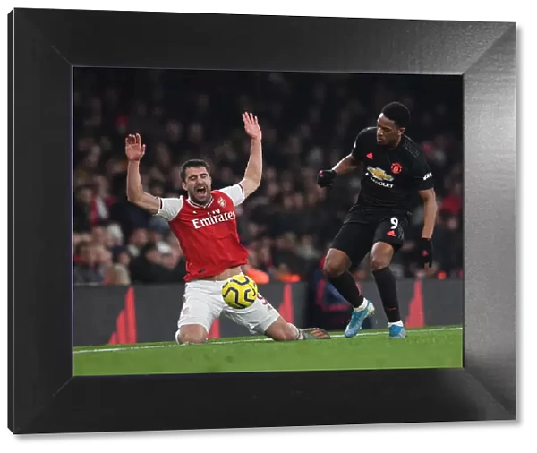Arsenal vs Manchester United: Sokratis Fouls Anthony Martial in Intense Premier League Clash (2019-20)