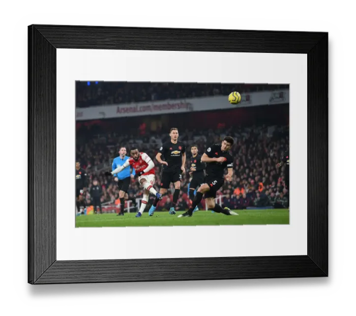 Framed Print : Arsenal's Lacazette Faces Off Against Matic in Intense Arsenal v Manchester United Clash (2019-20) Framed Print : Arsenal's Lacazette Faces Off Against Matic in Intense Arsenal v Manchester United Clash (2019-20)