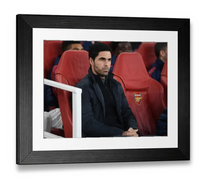 Framed Print : Arsenal's New Boss: Mikel Arteta Debuts in FA Cup Win Against Leeds United Framed Print : Arsenal's New Boss: Mikel Arteta Debuts in FA Cup Win Against Leeds United