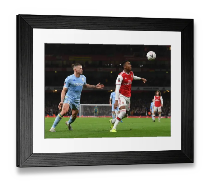 Framed Print : Arsenal vs Leeds United: FA Cup Third Round Clash at Emirates Stadium Framed Print : Arsenal vs Leeds United: FA Cup Third Round Clash at Emirates Stadium