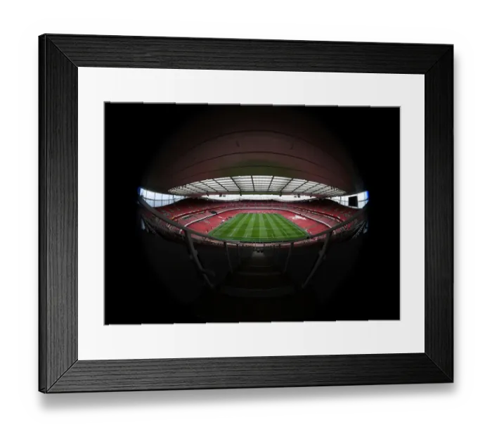 Framed Print : Arsenal vs Leeds United: FA Cup Third Round at Emirates Stadium