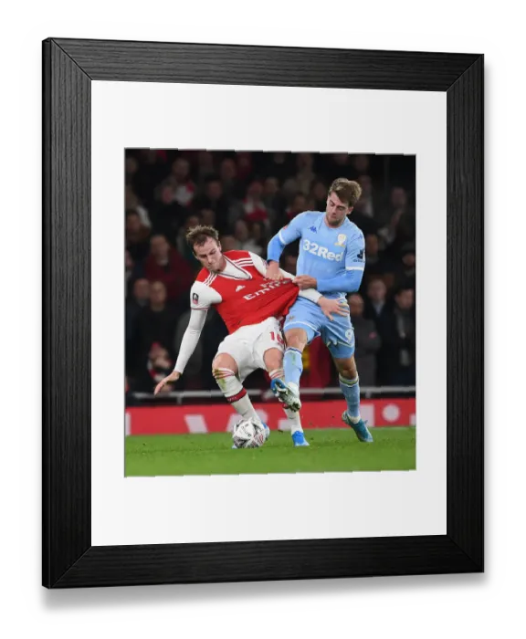 Framed Print : FA Cup Showdown: Holding vs Bamford - Arsenal vs Leeds United