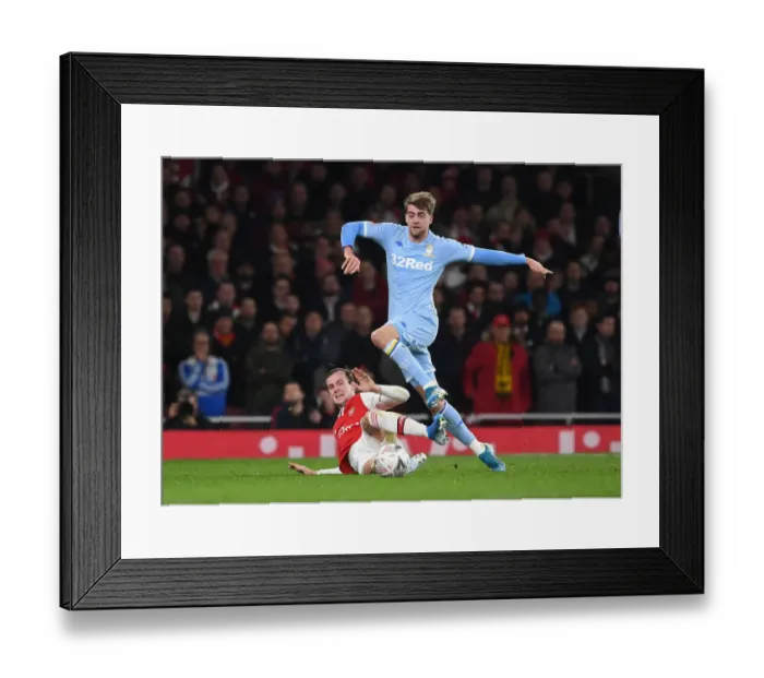 Framed Print : FA Cup Showdown: Holding vs Bamford - Arsenal vs Leeds United