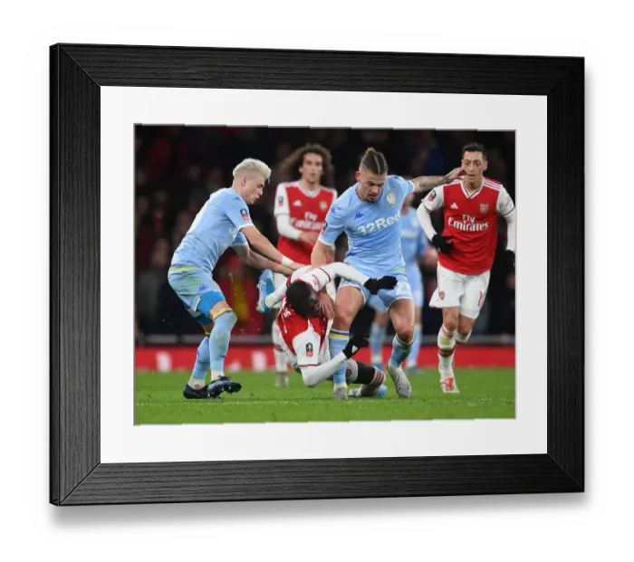 Framed Print : Arsenal vs Leeds United: FA Cup Battle at Emirates Stadium Framed Print : Arsenal vs Leeds United: FA Cup Battle at Emirates Stadium
