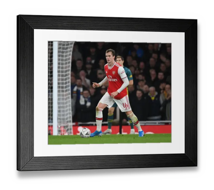 Framed Print : Arsenal vs Leeds United: FA Cup Third Round Clash at Emirates Stadium