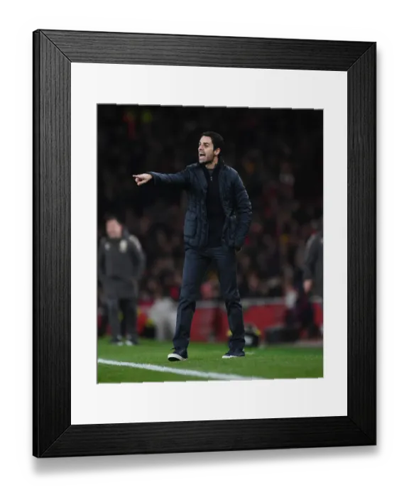 Framed Print : Arsenal's Mikel Arteta Leads Team Against Leeds United in FA Cup Third Round Framed Print : Arsenal's Mikel Arteta Leads Team Against Leeds United in FA Cup Third Round