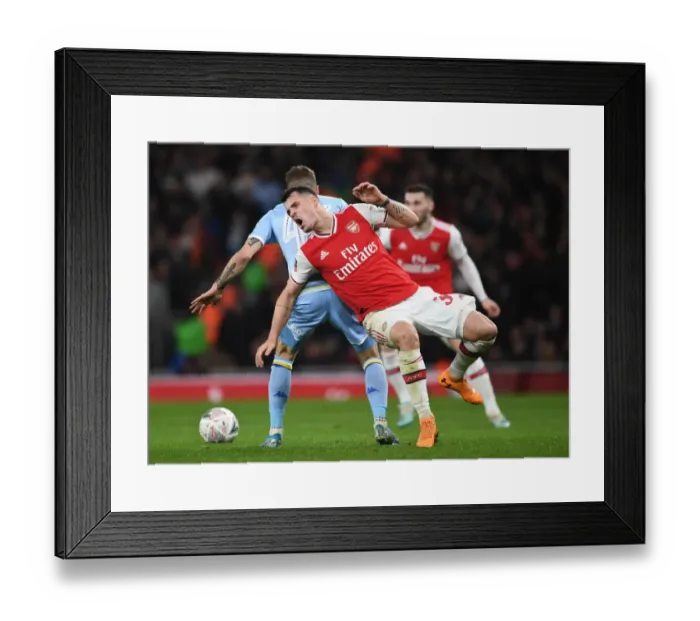 Framed Print : Arsenal vs Leeds United: FA Cup Battle at Emirates Stadium Framed Print : Arsenal vs Leeds United: FA Cup Battle at Emirates Stadium