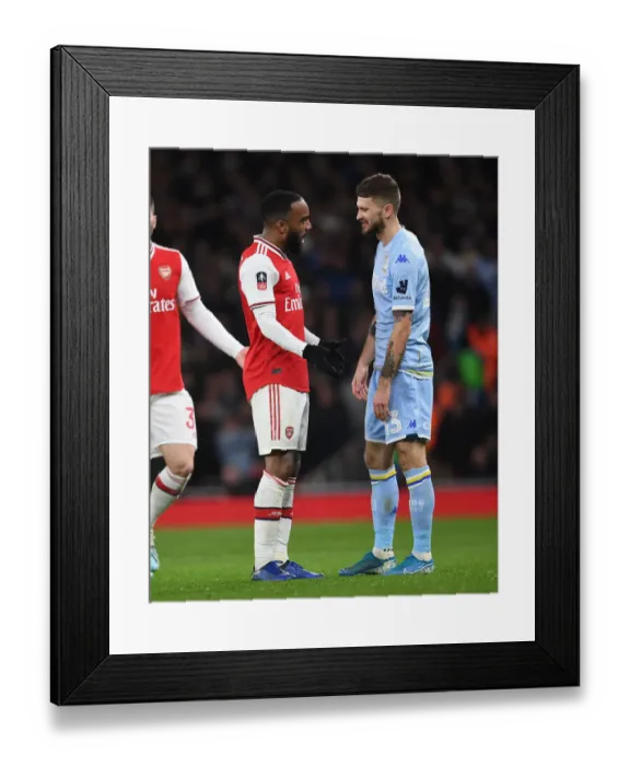 Framed Print : Arsenal vs Leeds United: FA Cup Third Round Clash at Emirates Stadium