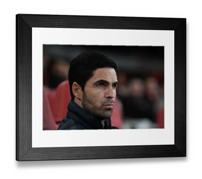Framed Print : Arsenal's Mikel Arteta Prepares for FA Cup Clash against Leeds United Framed Print : Arsenal's Mikel Arteta Prepares for FA Cup Clash against Leeds United