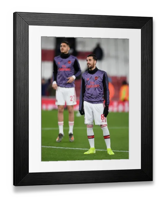 Framed Print : Arsenal's Dani Ceballos Prepares for FA Cup Clash Against Leeds United Framed Print : Arsenal's Dani Ceballos Prepares for FA Cup Clash Against Leeds United
