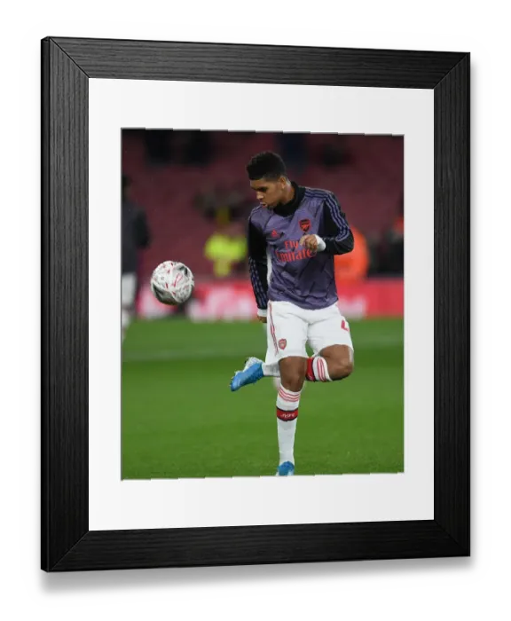 Framed Print : Arsenal's Tyreece John-Jules: Focused and Ready for FA Cup Battle Against Leeds United Framed Print : Arsenal's Tyreece John-Jules: Focused and Ready for FA Cup Battle Against Leeds United