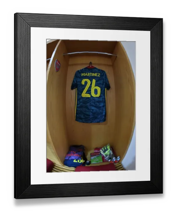 Framed Print : Arsenal FC: Emi Martinez Prepares for FA Cup Clash Against Leeds United