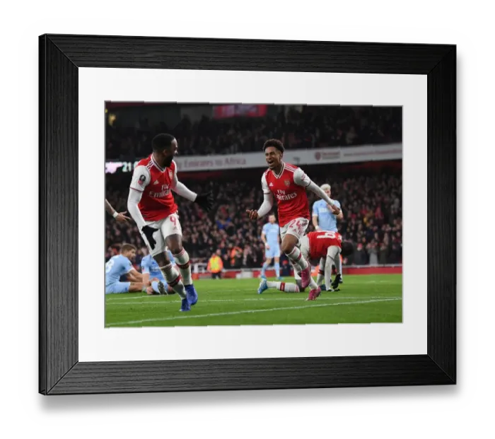 Framed Print : Reiss Nelson Scores the FA Cup Winner: Arsenal Triumphs Over Leeds United Framed Print : Reiss Nelson Scores the FA Cup Winner: Arsenal Triumphs Over Leeds United