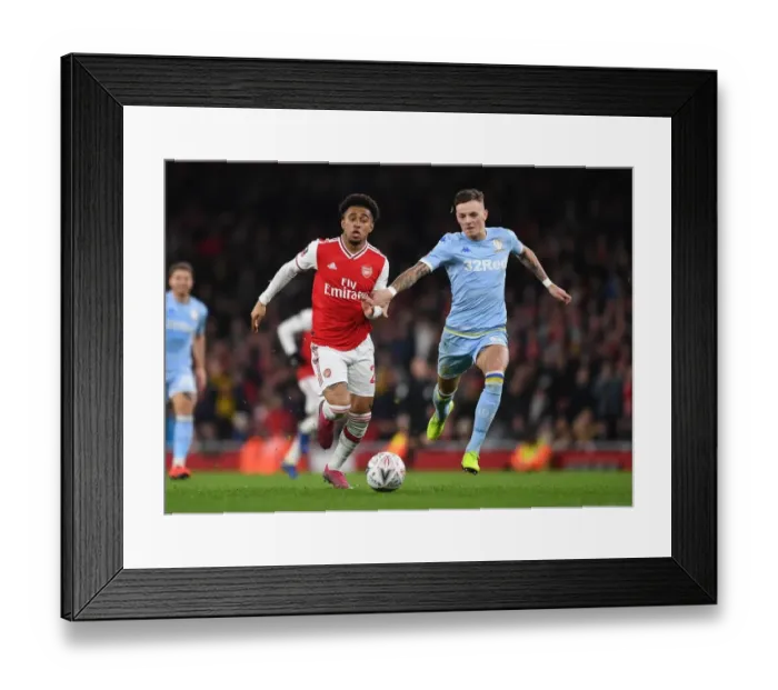 Framed Print : Arsenal vs Leeds United: Nelson vs White - FA Cup Showdown at Emirates Stadium Framed Print : Arsenal vs Leeds United: Nelson vs White - FA Cup Showdown at Emirates Stadium