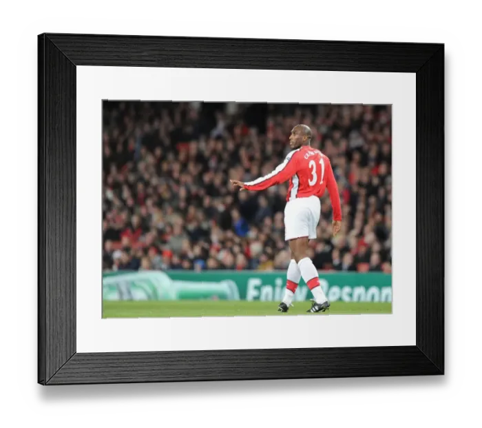 Framed Print : Sol Campbell (Arsenal). Arsenal 5: 0 FC Porto, UEFA Champions League First Knockout Round Framed Print : Sol Campbell (Arsenal). Arsenal 5: 0 FC Porto, UEFA Champions League First Knockout Round