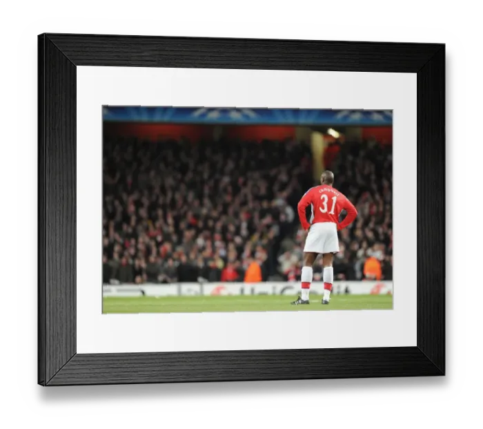 Framed Print : Arsenal's Sol Campbell Shines in 5-0 UEFA Champions League Victory over FC Porto Framed Print : Arsenal's Sol Campbell Shines in 5-0 UEFA Champions League Victory over FC Porto