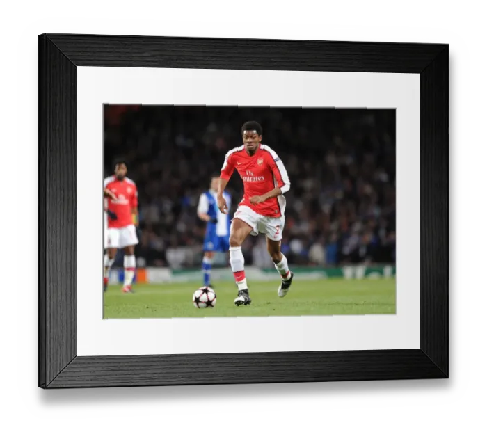 Framed Print : Abou Diaby (Arsenal). Arsenal 5: 0 FC Porto, UEFA Champions League First Knockout Round