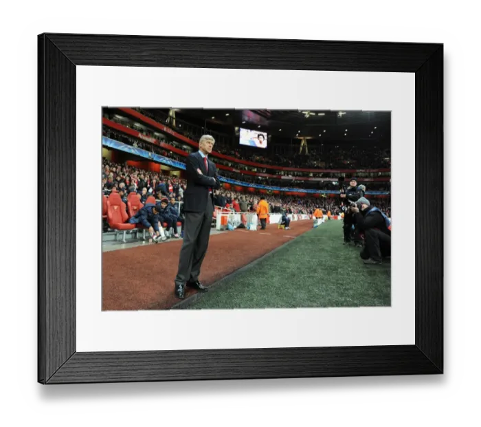 Framed Print : Arsene Wenger and Arsenal's 5-0 Victory over FC Porto in the UEFA Champions League Framed Print : Arsene Wenger and Arsenal's 5-0 Victory over FC Porto in the UEFA Champions League