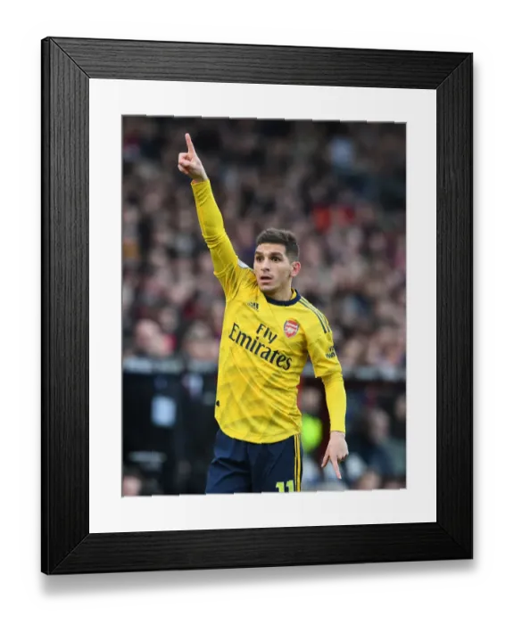 Framed Print : Torreira in Action: Crystal Palace vs Arsenal, Premier League 2019-20