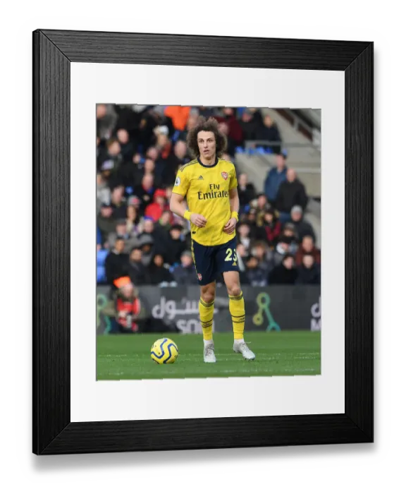 Framed Print : David Luiz in Action: Crystal Palace vs Arsenal, Premier League 2019-20