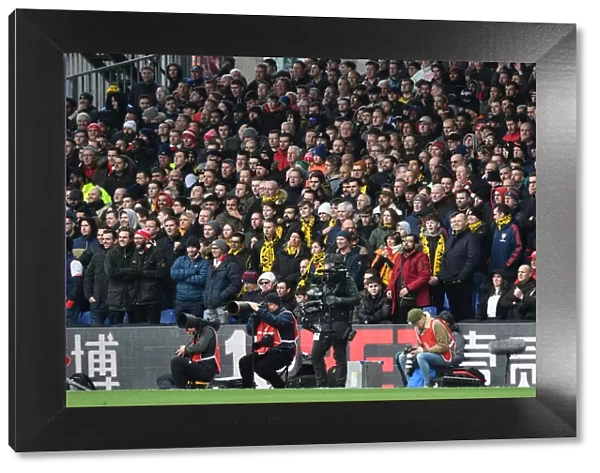Junior Gunner Fans at Crystal Palace vs Arsenal FC, Premier League 2019-20