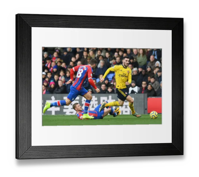 Framed Print : Clash at Selhurst Park: Arsenal's Kolasinac Faces Off Against Palace's Meyer and McArthur Framed Print : Clash at Selhurst Park: Arsenal's Kolasinac Faces Off Against Palace's Meyer and McArthur