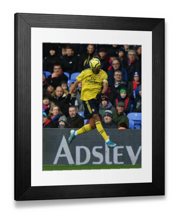 Framed Print : Arsenal's Aubameyang Shines in Crystal Palace Showdown - Premier League 2019-20
