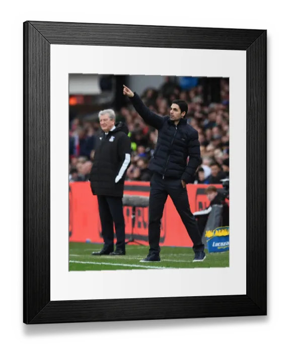 Framed Print : Mikel Arteta Leads Arsenal at Crystal Palace: Premier League Clash, London 2020