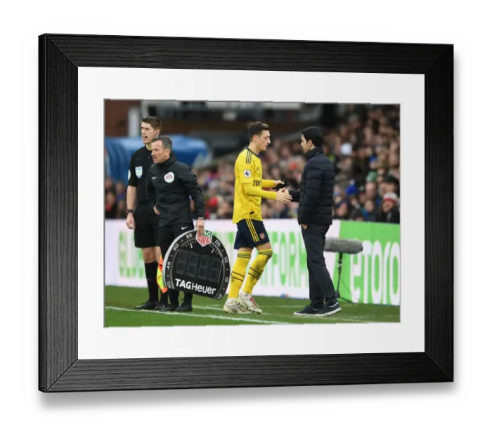 Framed Print : Mesut Ozil Bids Farewell: Arteta Benches Arsenal Legend at Crystal Palace (2020) Framed Print : Mesut Ozil Bids Farewell: Arteta Benches Arsenal Legend at Crystal Palace (2020)