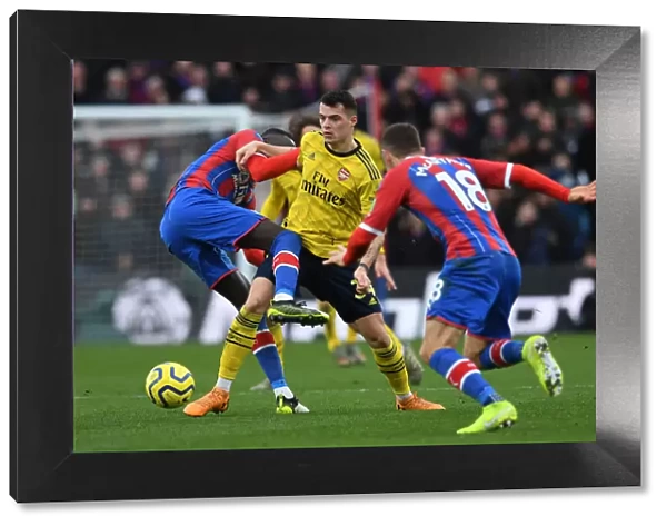 Clash at Selhurst Park: Xhaka vs. Kouyate in Premier League Showdown (Crystal Palace v Arsenal 2019-20)