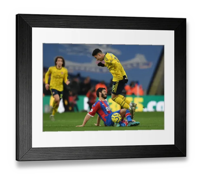 Framed Print : Martinelli Foul: Arsenal vs Crystal Palace, Premier League 2019-20 Framed Print : Martinelli Foul: Arsenal vs Crystal Palace, Premier League 2019-20
