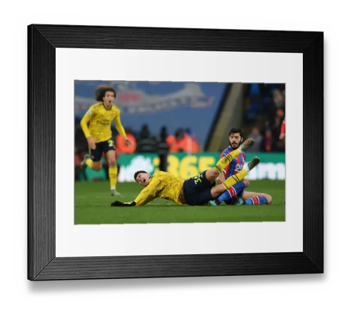 Framed Print : Martinelli Foul: Crystal Palace vs. Arsenal, Premier League 2019-20