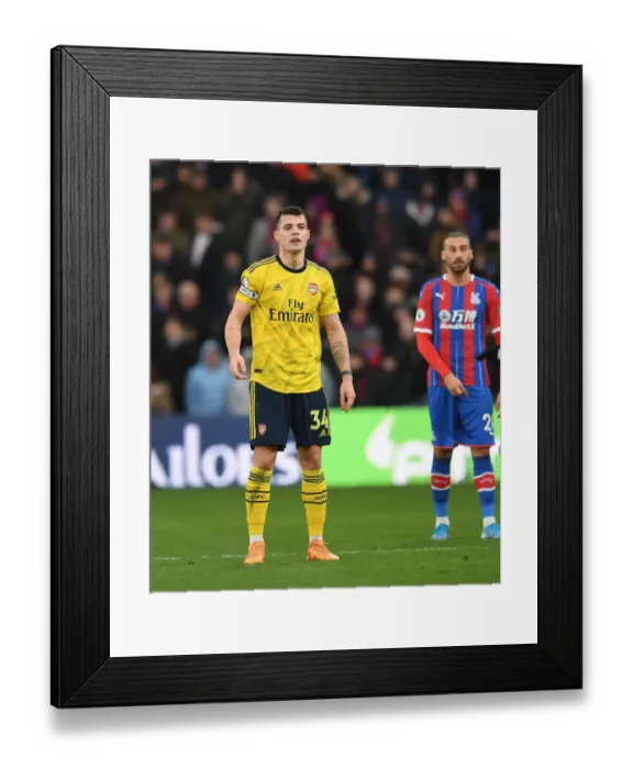 Framed Print : Granit Xhaka in Action: Crystal Palace vs Arsenal, Premier League 2019-20 Framed Print : Granit Xhaka in Action: Crystal Palace vs Arsenal, Premier League 2019-20