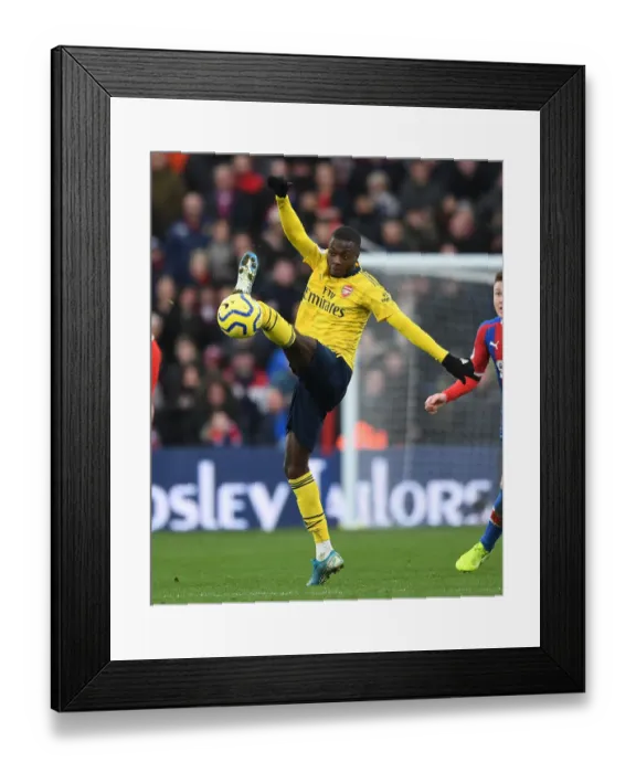 Framed Print : Nicolas Pepe in Action: Crystal Palace vs Arsenal, Premier League 2019-20 Framed Print : Nicolas Pepe in Action: Crystal Palace vs Arsenal, Premier League 2019-20