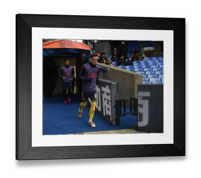 Framed Print : Mesut Ozil: Arsenal Star Before Crystal Palace Clash, Premier League 2019-20 Framed Print : Mesut Ozil: Arsenal Star Before Crystal Palace Clash, Premier League 2019-20