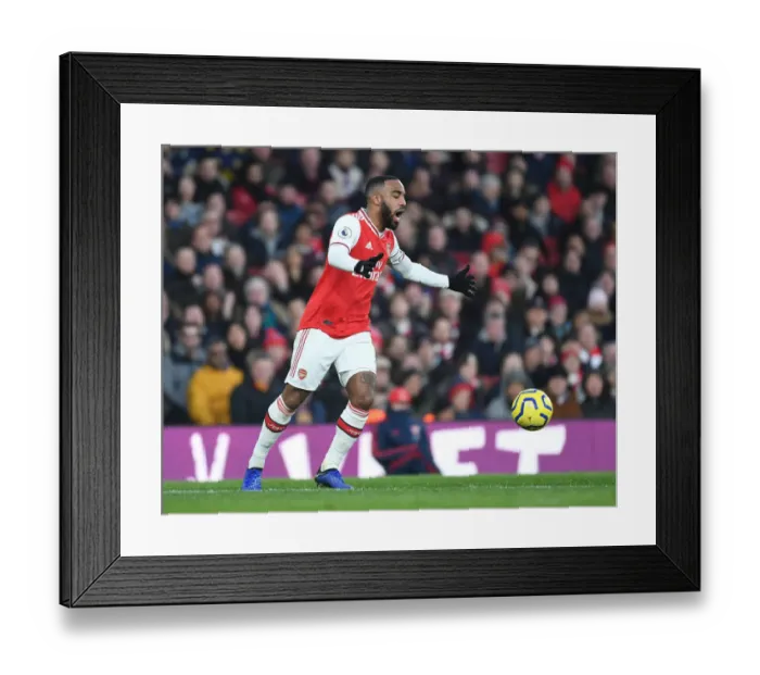 Framed Print : Arsenal's Alex Lacazette in Action against Sheffield United - Premier League 2019-2020 Framed Print : Arsenal's Alex Lacazette in Action against Sheffield United - Premier League 2019-2020