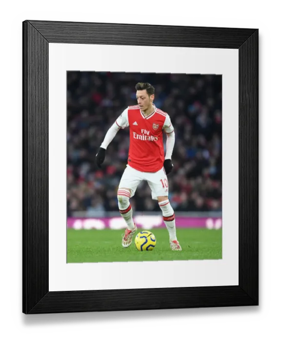 Framed Print : Mesut Ozil in Action: Arsenal vs. Sheffield United, Premier League 2019-2020