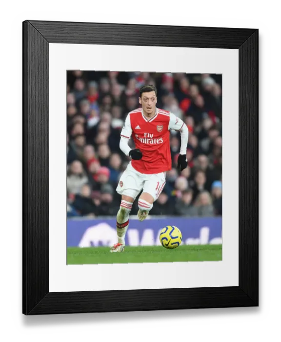 Framed Print : Mesut Ozil in Action: Arsenal vs. Sheffield United, Premier League 2019-2020