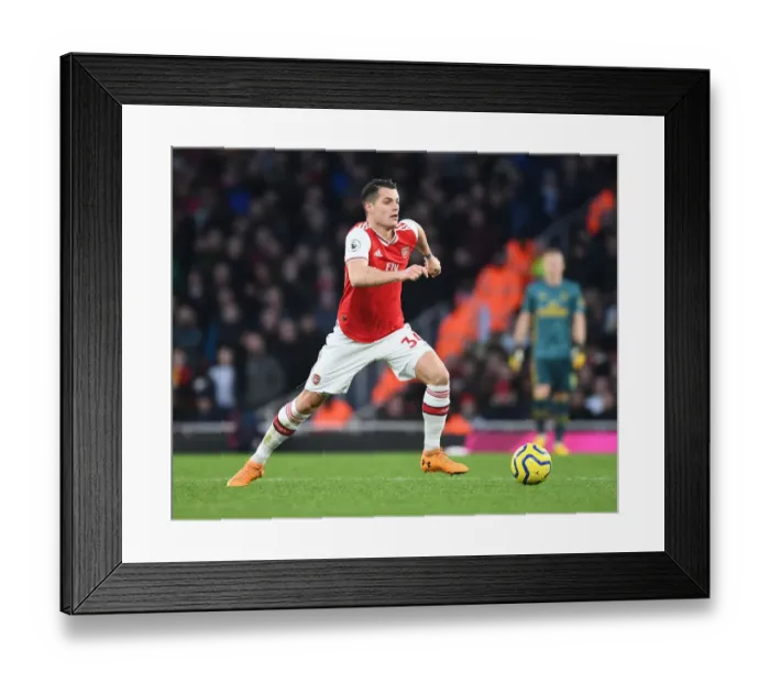 Framed Print : Granit Xhaka in Action: Arsenal vs Sheffield United, Premier League 2019-20 Framed Print : Granit Xhaka in Action: Arsenal vs Sheffield United, Premier League 2019-20