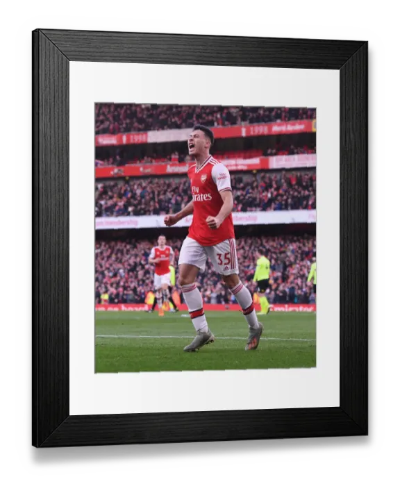 Framed Print : Martinelli's Strike: Arsenal v Sheffield United, Premier League 2020