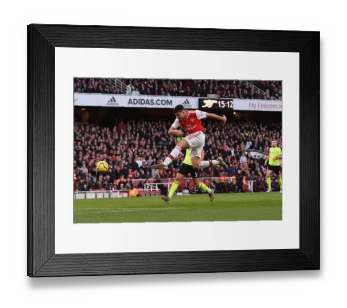 Framed Print : Gabriel Martinelli's Brilliant Performance: Arsenal Crushes Sheffield United