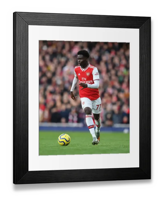 Framed Print : Arsenal's Bukayo Saka in Action: Arsenal vs Sheffield United, Premier League 2019-20 Framed Print : Arsenal's Bukayo Saka in Action: Arsenal vs Sheffield United, Premier League 2019-20