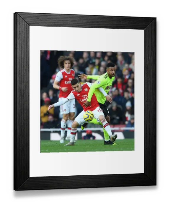 Framed Print : Arsenal vs Sheffield United: Torreira vs Mousset Battle in Premier League Clash