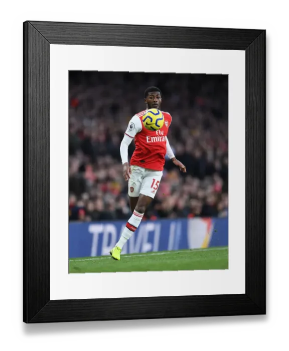 Framed Print : Arsenal's Ainsley Maitland-Niles in Action Against Sheffield United - Premier League 2019-20