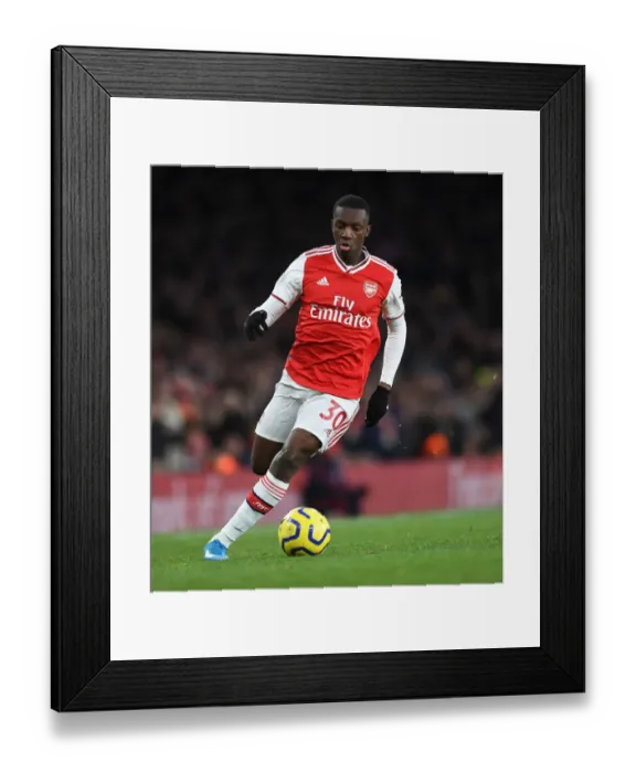 Framed Print : Arsenal's Eddie Nketiah in Action Against Sheffield United - Premier League 2019-20 Framed Print : Arsenal's Eddie Nketiah in Action Against Sheffield United - Premier League 2019-20
